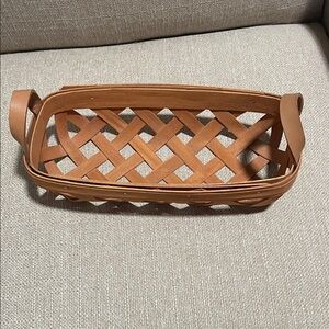 Henn Woven Tan Basket with Handles